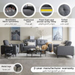 Memphis Armchair Fabric Sofa