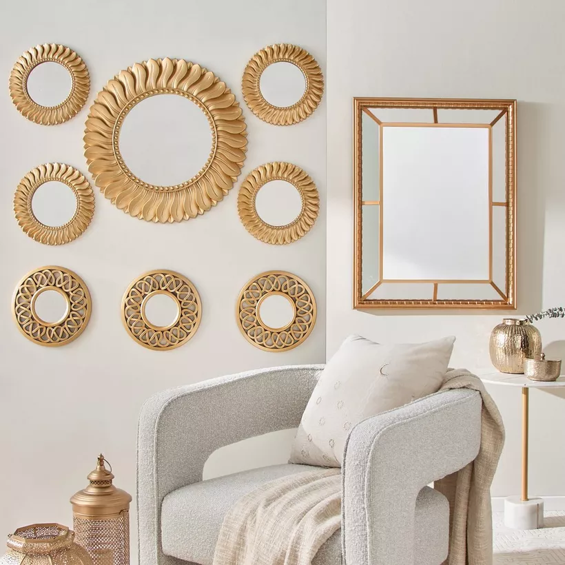 Faiz Wall Mirror - 67x85x5 cm - Image 5