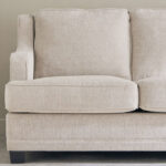 Aurum 2-Seater Fabric Sofa with 3 Cushions