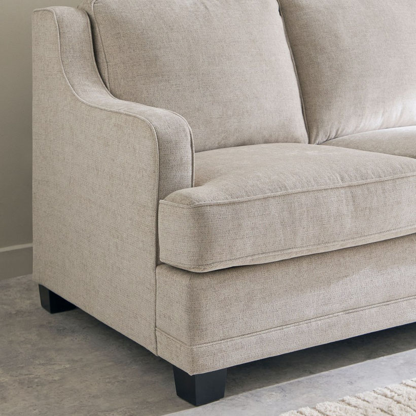 Aurum 2-Seater Fabric Sofa with 3 Cushions - Image 8