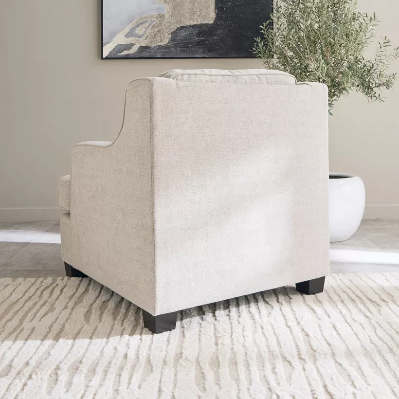 Aurum Fabric Armchair Sofa with Cushion - Image 4