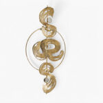Percy Capri Metal Wall Art - 120x59.7x7.6 cm