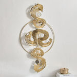 Percy Capri Metal Wall Art - 120x59.7x7.6 cm