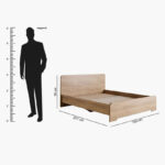 Nordica Queen Bed - 140x200 cm