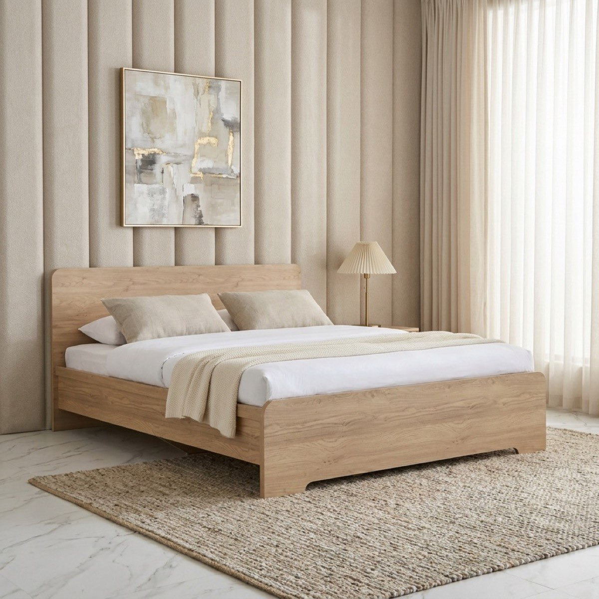 Nordica Queen Bed - 160x200 cm