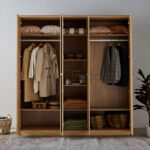 Nordica 5-Door Wardrobe with Mirror