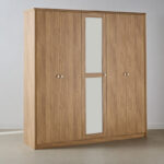 Nordica 5-Door Wardrobe with Mirror