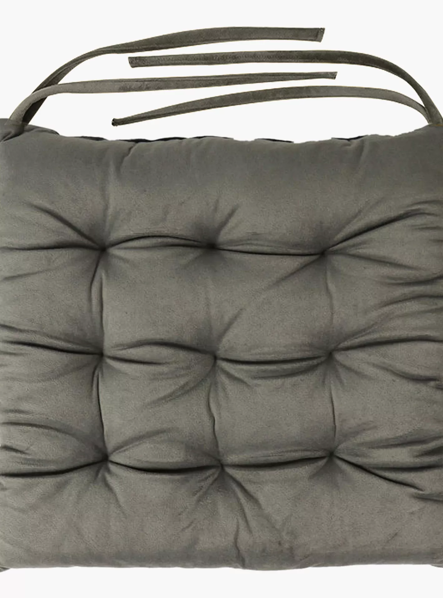 Ultima 4-piece Velvet Chair Pad - 40x40x3 cm - Image 5