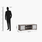 Enrico 1.6 Metre TV Unit for TVs up to 70 inches