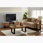 Cavon Florya 1.6 Metre Solid Wood TV Unit with Genuine Marble Top for TV up to 70 inches