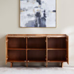 Cavon Seoul Genuine Marble Top 3-Door Sideboard
