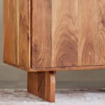 Cavon Seoul Genuine Marble Top 3-Door Sideboard