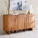 Cavon Seoul Genuine Marble Top 3-Door Sideboard - Image 16