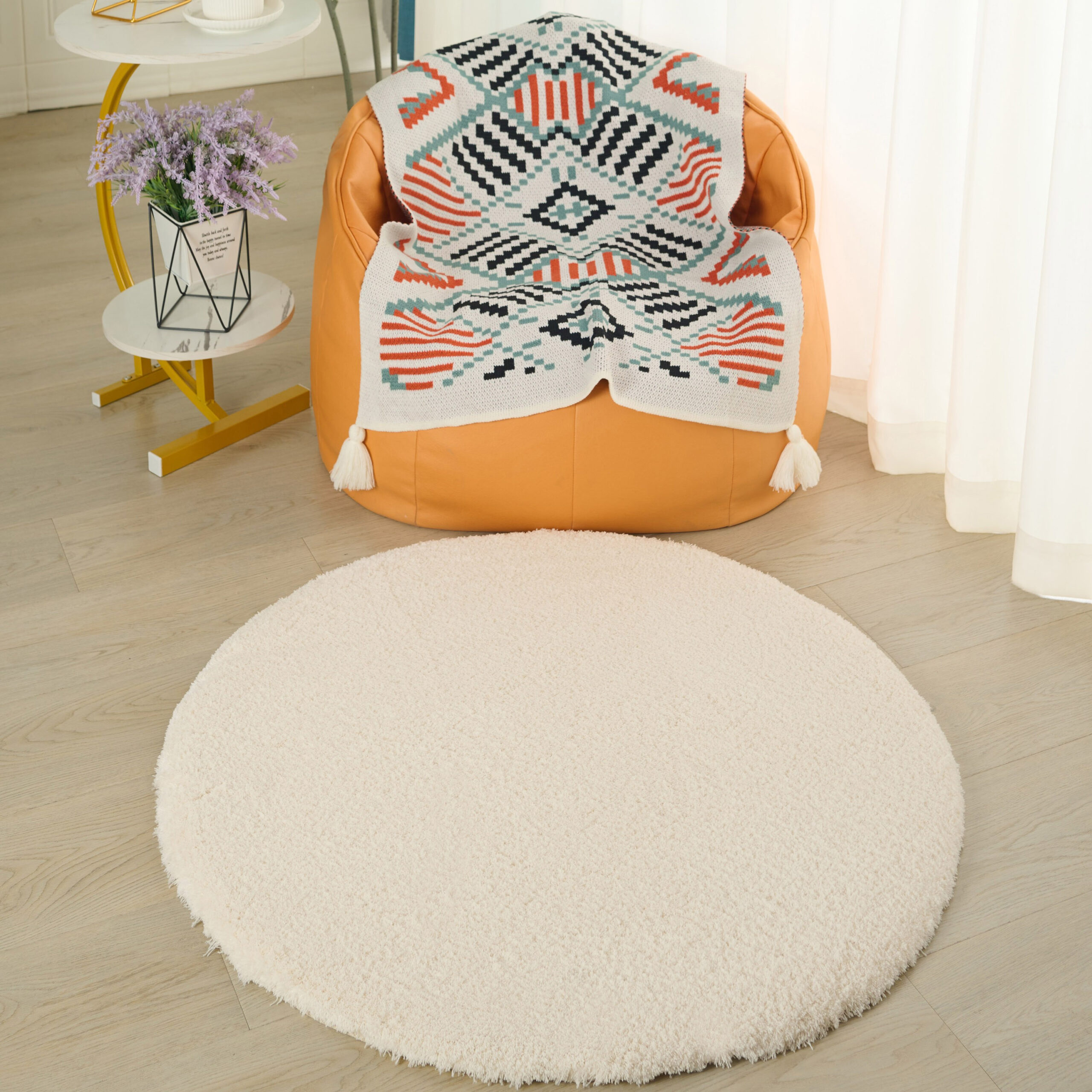 Macio Supersoft Shaggy Rug - 90 cm
