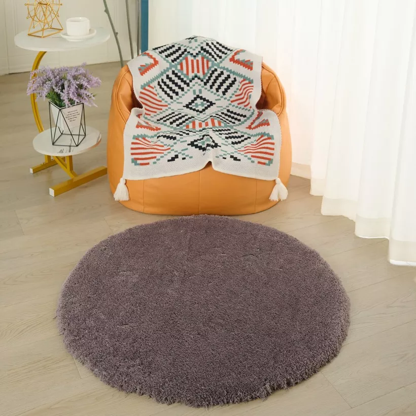 Macio Supersoft Shaggy Rug - 90 cm - Image 3