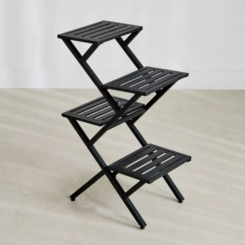 Vista Modern Metal 4-Tier Planter Stand - 37.5x25.5x61.5 cm - Image 3