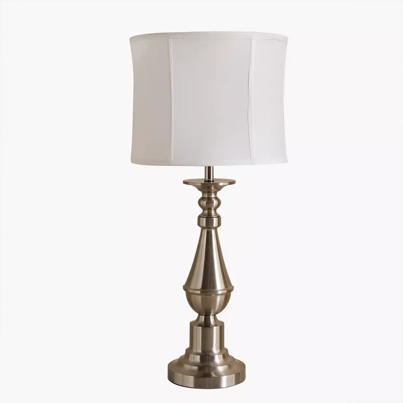 Glen Mallory Metal Table Lamp with Handmade Shade - 33x71 cm - Image 7