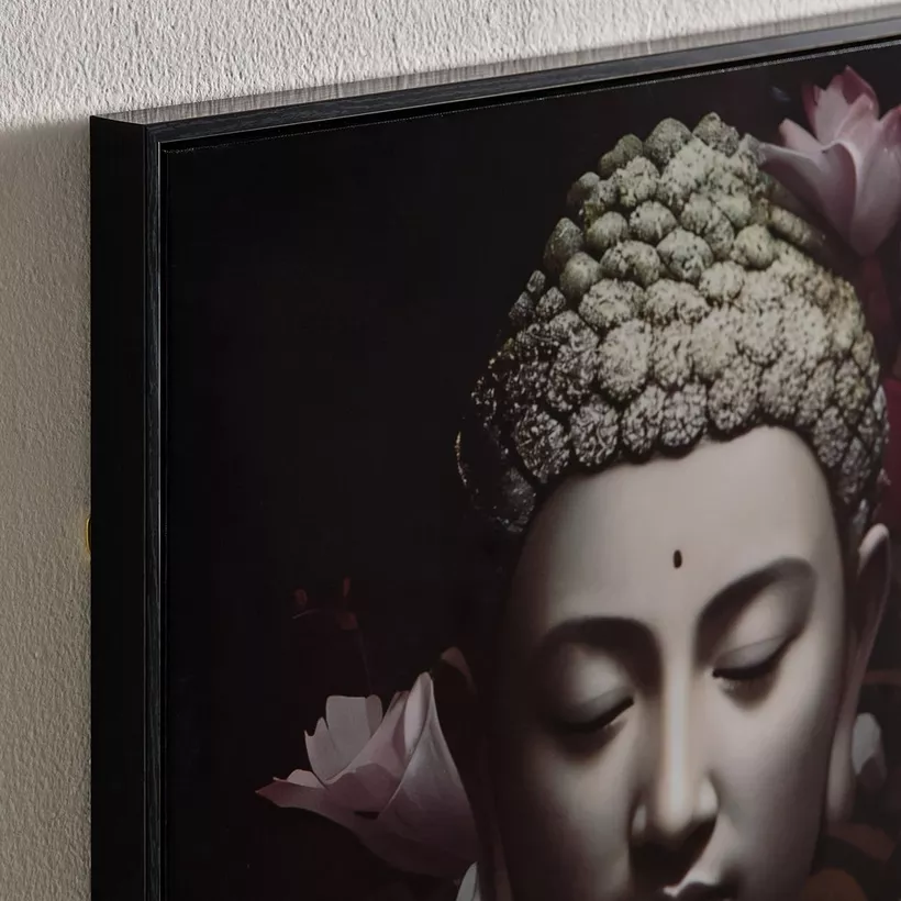 Fossel Buddha Framed Picture - 50x70x2.5 cm - Image 5