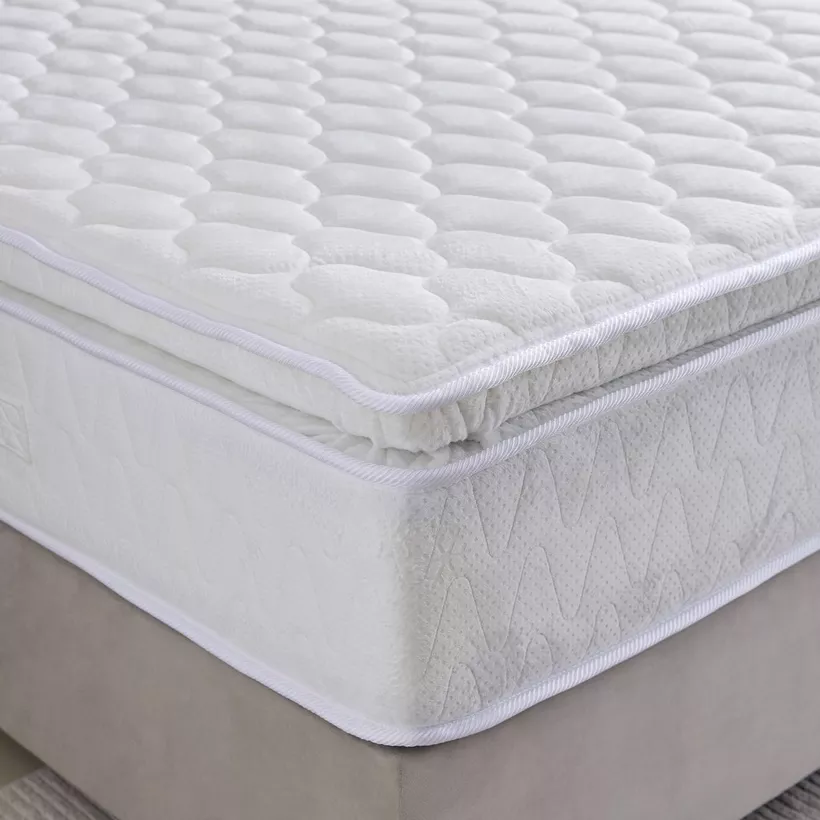 SleepNest iGrandeur Rest Medium Soft Pillow Top Bonnell Spring Queen Mattress - 150x200x30 cm - Image 7