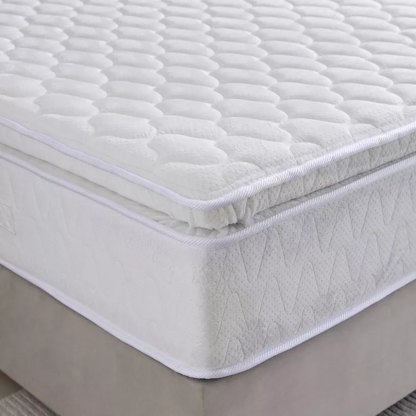 SleepNest iGrandeur Rest Medium Soft Pillow Top Bonnell Spring Mattress - 155x205x30 cm - Image 7