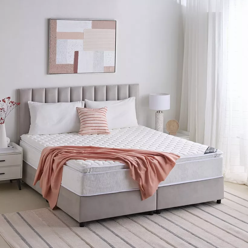 SleepNest iGrandeur Rest Medium Soft Pillow Top Bonnell Spring Mattress - 160x200x30 cm - Image 2
