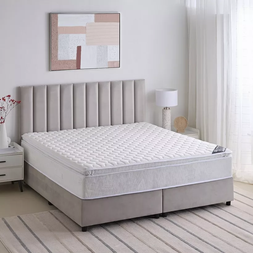 SleepNest iGrandeur Rest Medium Soft Pillow Top Bonnell Spring Mattress - 160x200x30 cm - Image 3