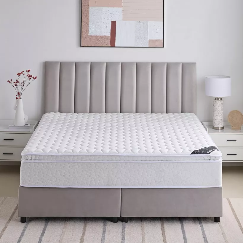 SleepNest iGrandeur Rest Medium Soft Pillow Top Bonnell Spring Mattress - 160x200x30 cm - Image 4