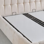 Movo Arcadia Hydraulic Storage Upholstered King Bed - 180x200 cm
