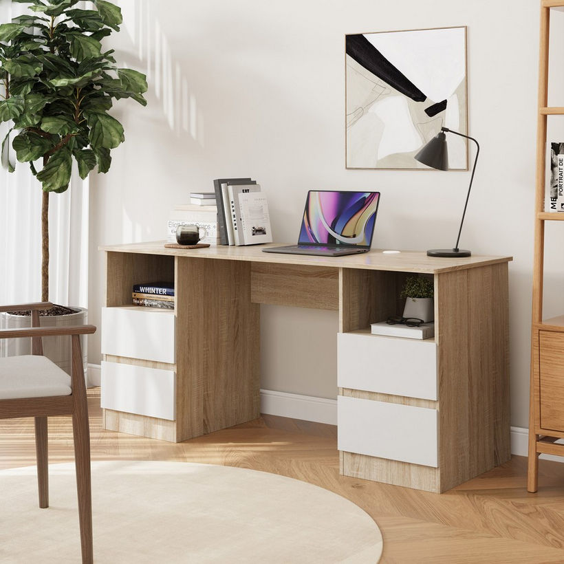Alford Patara 4-Drawer Large Study Desk - Image 3