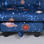 Leo Cosmic Kids Armchair with Stool