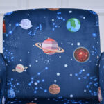 Leo Cosmic Kids Armchair with Stool