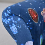 Leo Cosmic Kids Armchair with Stool