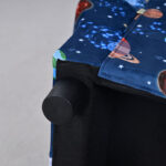Leo Cosmic Kids Armchair with Stool
