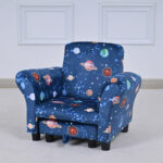 Leo Cosmic Kids Armchair with Stool