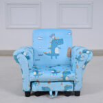 Leo Croc Kids Armchair with Stool