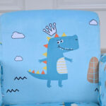 Leo Croc Kids Armchair with Stool