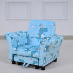 Leo Croc Kids Armchair with Stool