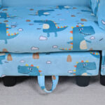 Leo Croc Kids Armchair with Stool