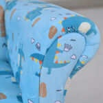 Leo Croc Kids Armchair with Stool