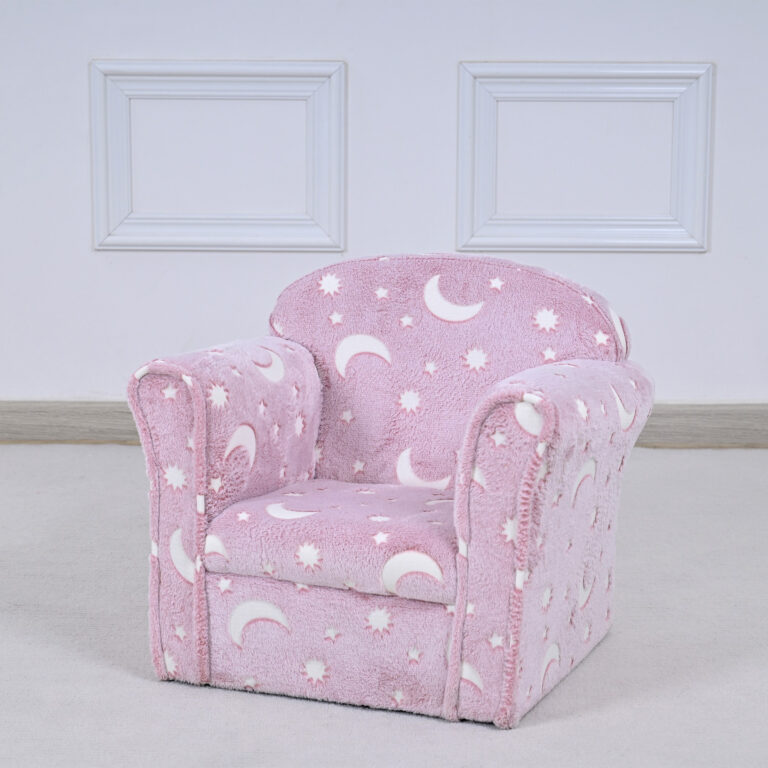 Aurora Toddler Comfy Armchair with Glow-in-Dark Fabric