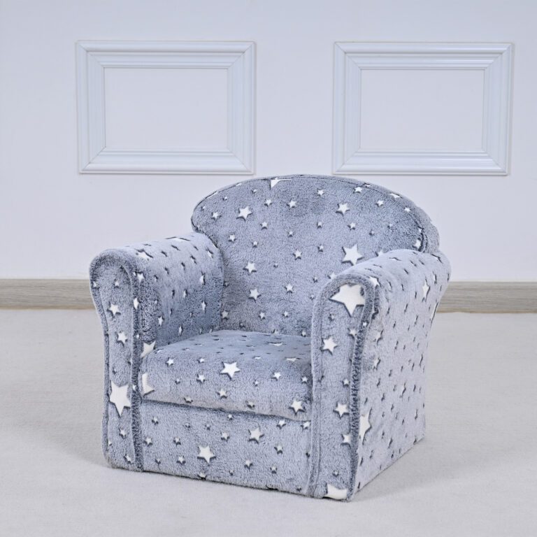 Aurora Toddler Comfy Armchair with Glow in Dark Fabric