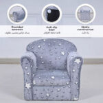 Aurora Toddler Comfy Armchair with Glow in Dark Fabric
