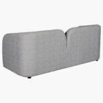 Copenhagen 3-Seater Fabric Sofa with 4 Cushions