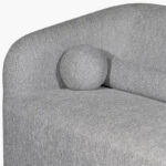 Copenhagen 3-Seater Fabric Sofa with 4 Cushions