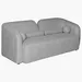 Copenhagen 3-Seater Fabric Sofa with 4 Cushions - Image 8