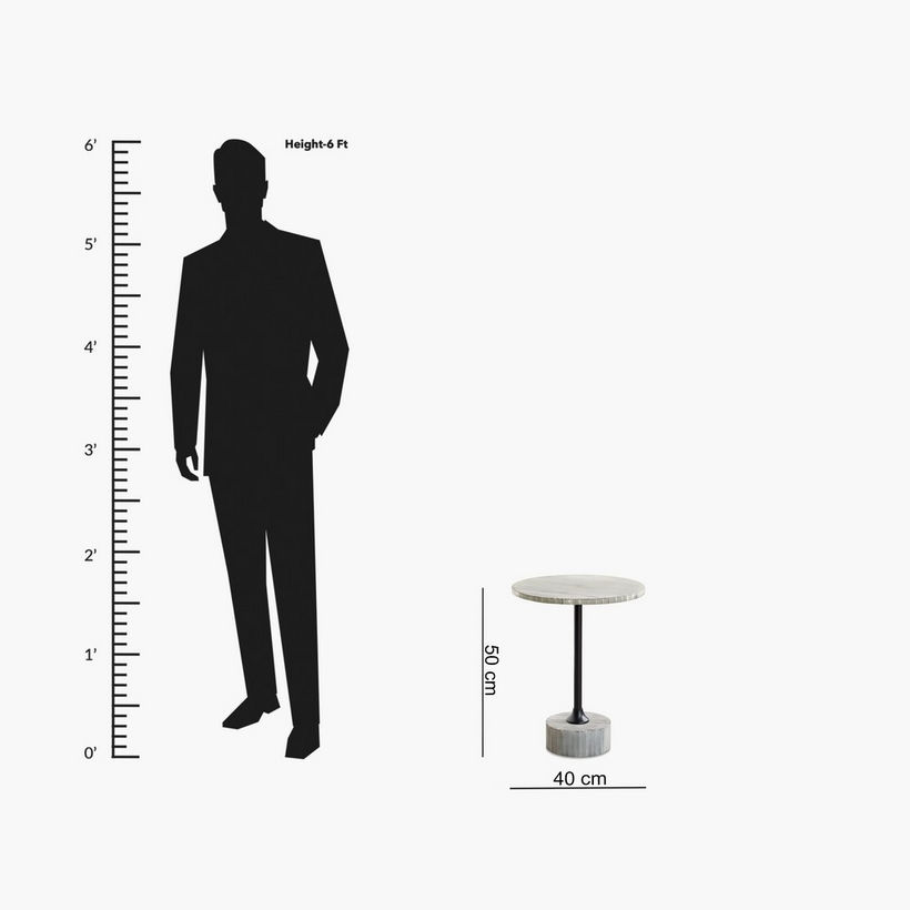 Vendra Cetria Premium Resin Side Table - Image 8