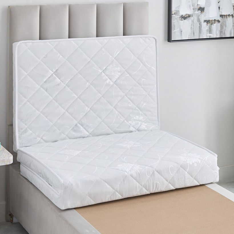 Luno Como Medicated Trifold Firm Rebonded Foam Single Mattress - 90x180x7 cm - Image 3