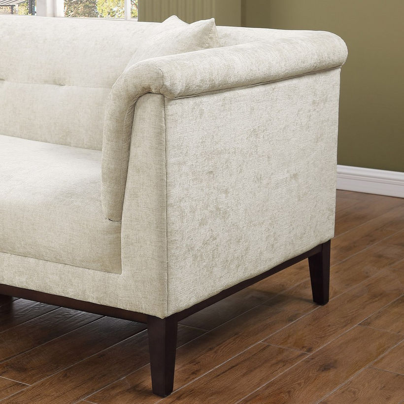 Anniston 3-Seater Fabric Sofa with 2 Cushions - Image 5