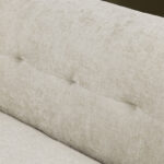 Anniston 3-Seater Fabric Sofa with 2 Cushions
