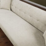 Anniston 3-Seater Fabric Sofa with 2 Cushions